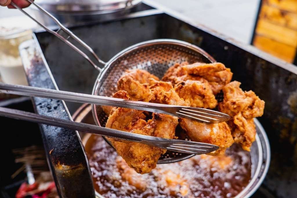 Deep Frying Chicken